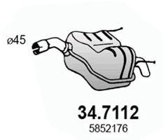 ASSO Toba esapament finala ASSO 34.7112 (34.7112)