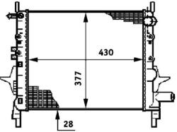 MAHLE Radiator, racire motor MAHLE BEHR *** PREMIUM LINE *** CR 614 000P (CR 614 000P)
