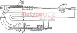 Metzger Autoteile Cablu, frana de parcare METZGER AUTOTEILE 10.817 (10.817)
