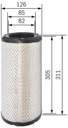 Bosch Filtru aer BOSCH F 026 400 318 (F 026 400 318)