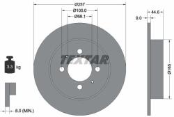TEXTAR Disc frana TEXTAR 92079900 (92079900)