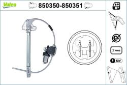 VALEO Mecanism actionare geam VALEO 850351 (850351)