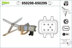 VALEO Mecanism actionare geam VALEO 850298 (850298)