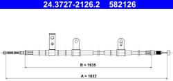 ATE Cablu, frana de parcare ATE 24.3727-2126.2 (24.3727-2126.2)