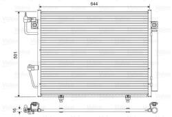 VALEO Condensator, climatizare VALEO 822620 (822620)