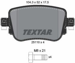 TEXTAR set placute frana, frana disc TEXTAR Q+ 2511001 (2511001)