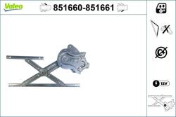 VALEO Mecanism actionare geam VALEO 851661 (851661)