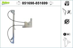 VALEO Mecanism actionare geam VALEO 851699 (851699)