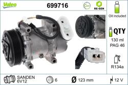 VALEO Compresor, climatizare VALEO RE-GEN REMANUFACTURED 699716 (699716)