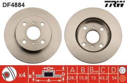 TRW Disc frana TRW DF4884 (DF4884)