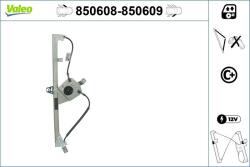VALEO Mecanism actionare geam VALEO 850608 (850608)