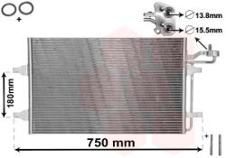 VAN WEZEL Condensator, climatizare VAN WEZEL *** IR PLUS *** 59005149 (59005149)
