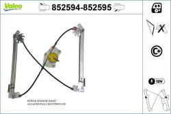 VALEO Mecanism actionare geam VALEO 852595 (852595)