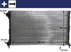 MAHLE Radiator, racire motor MAHLE BEHR CR 1447 000S (CR 1447 000S)