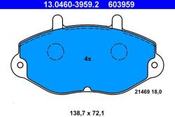 ATE set placute frana, frana disc ATE 13.0460-3959.2 (13.0460-3959.2)