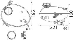 MAHLE Vas de expansiune, racire MAHLE BEHR CRT 358 000S (CRT 358 000S)