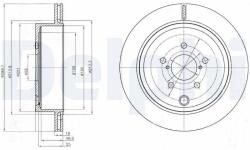 DELPHI Disc frana DELPHI BG4288 (BG4288)