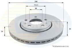 COMLINE Disc frana COMLINE ADC1163V (ADC1163V)