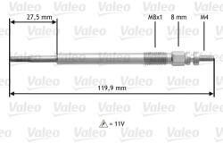 VALEO Bujie incandescenta VALEO 345123 (345123)