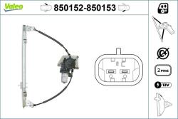 VALEO Mecanism actionare geam VALEO 850152 (850152)