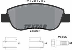 TEXTAR set placute frana, frana disc TEXTAR 2439301 (2439301)