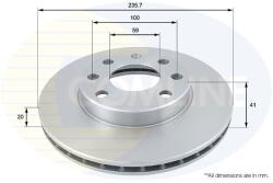 COMLINE Disc frana COMLINE ADC1047V (ADC1047V)
