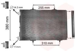 VAN WEZEL Condensator, climatizare VAN WEZEL *** IR PLUS *** 40005291 (40005291)
