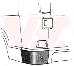 VAN WEZEL Panou lateral VAN WEZEL 3070133 (3070133)