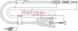 Metzger Autoteile Cablu, frana de parcare METZGER AUTOTEILE 17.0123 (17.0123)