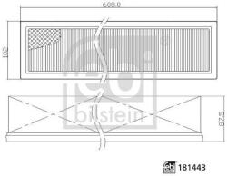 Febi Bilstein Filtru, aer habitaclu FEBI BILSTEIN 181443 (181443)