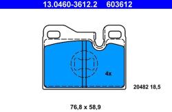 ATE set placute frana, frana disc ATE 13.0460-3612.2 (13.0460-3612.2)