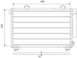 VALEO Condensator, climatizare VALEO 814307 (814307)