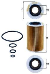 MAHLE Filtru ulei MAHLE OX 260D (OX 260D)