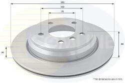 COMLINE Disc frana COMLINE ADC1761V (ADC1761V)