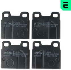 OPTIMAL set placute frana, frana disc OPTIMAL BP-02197 (BP-02197)