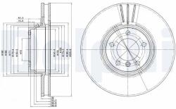 DELPHI Disc frana DELPHI BG9212 (BG9212)