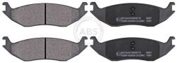 ABS set placute frana, frana disc ABS 38967 (38967)