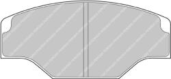 FERODO set placute frana, frana disc FERODO FRP201R (FRP201R)