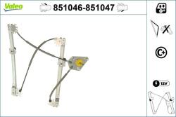 VALEO Mecanism actionare geam VALEO 851047 (851047) - automobilus