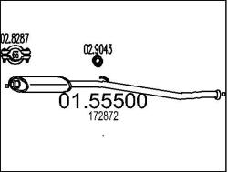 MTS Toba esapamet intermediara MTS 01.55500 (01.55500)