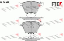 FTE set placute frana, frana disc FTE 9011038 (9011038)