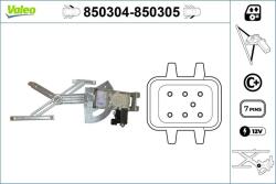 VALEO Mecanism actionare geam VALEO 850304 (850304)