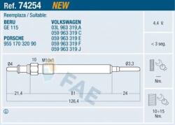 FAE Bujie incandescenta FAE 74254 (74254)