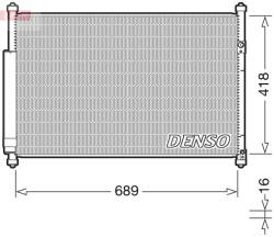 DENSO Condensator, climatizare DENSO DCN47006 (DCN47006)