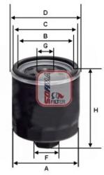 SOFIMA Filtru ulei SOFIMA S 3592 R (S 3592 R) - automobilus