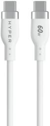 Targus Cablu de date Targus HyperJuice, USB-C male - USB-C male, 1.5 m, White (HJ4011WHGL)