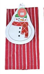Heinner Set 2 piese bucatarie: suport vase, prosop Snowman (HR-2SET-XSNW) - evelise Prosop