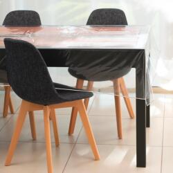 Soleil d'ocre Cristal Átlátszó Téglalap Asztali Terítő 300 Mikron 160 x 300 cm Vízálló PVC Abrosz