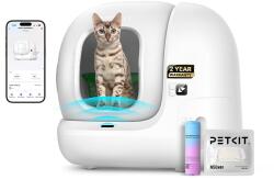 PETKIT Pura Max 2 Öntisztító Macska WC, 76L Extra Nagy Automatikus Macskatoalett, Szagtalanítás N50, App Vezérlés, Több Macskához, 11 Bizton