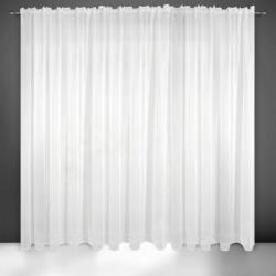 Eurofirany LUCY Voile Átlátszó Függöny Ráncolószalaggal, 400x250 cm, Fehér, 1 db - Hálószoba, Nappali, Konyha